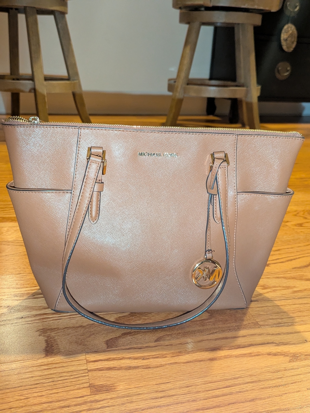 Michael Kors Brown Saffiano Leather Tote
